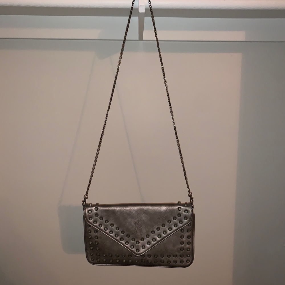 Studded clutch purse